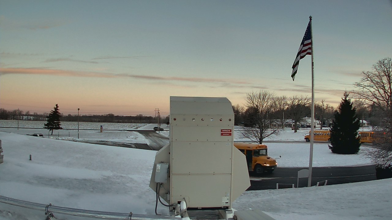 Thumbnail for current weather camera view from Wheatland Chili Jr Sr HS in Scottsville, New York