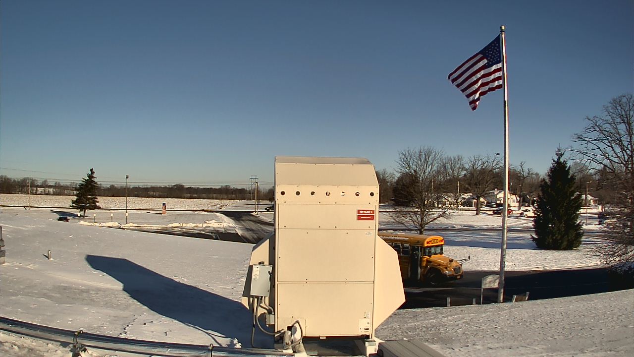 Thumbnail for current weather camera view from Wheatland Chili Jr Sr HS in Scottsville, New York