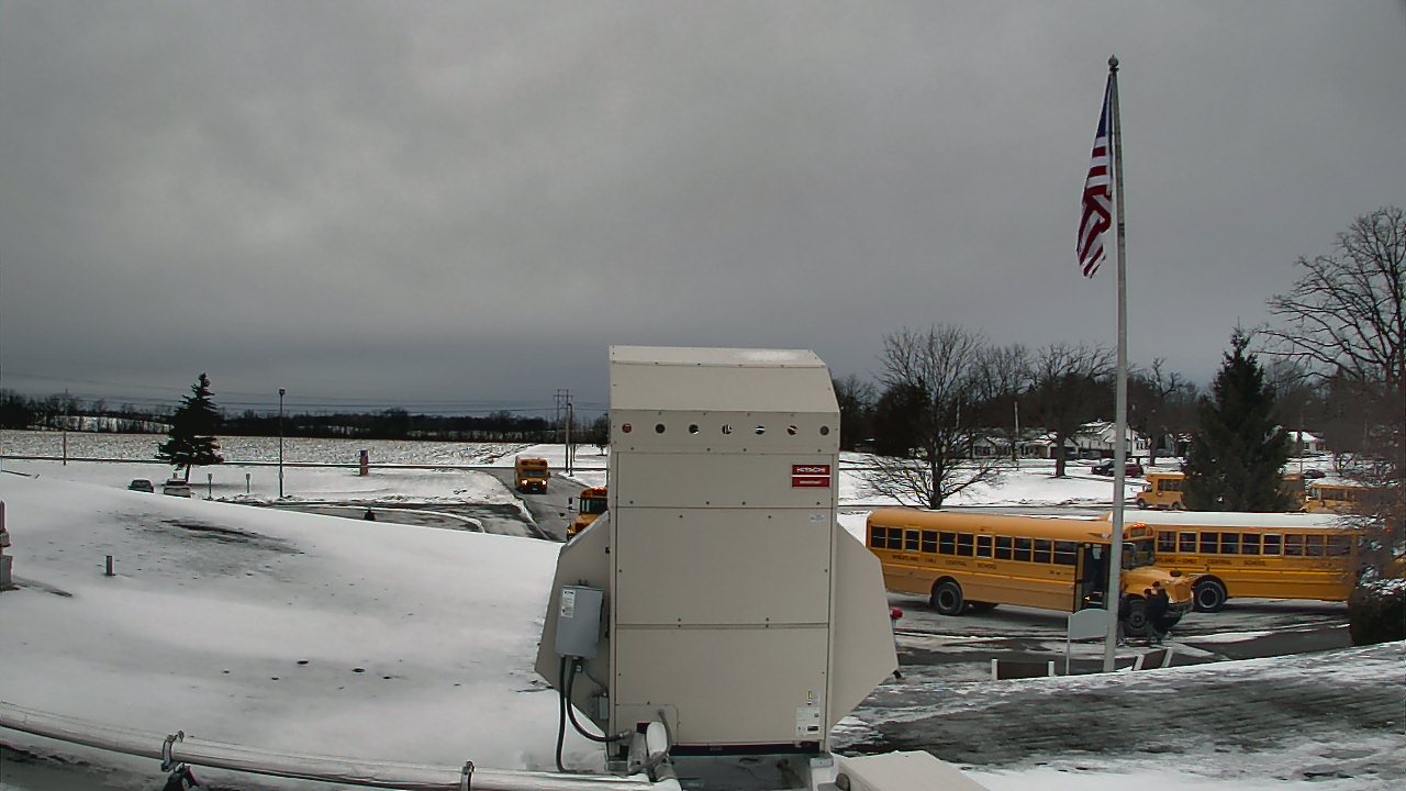Thumbnail for current weather camera view from Wheatland Chili Jr Sr HS in Scottsville, New York