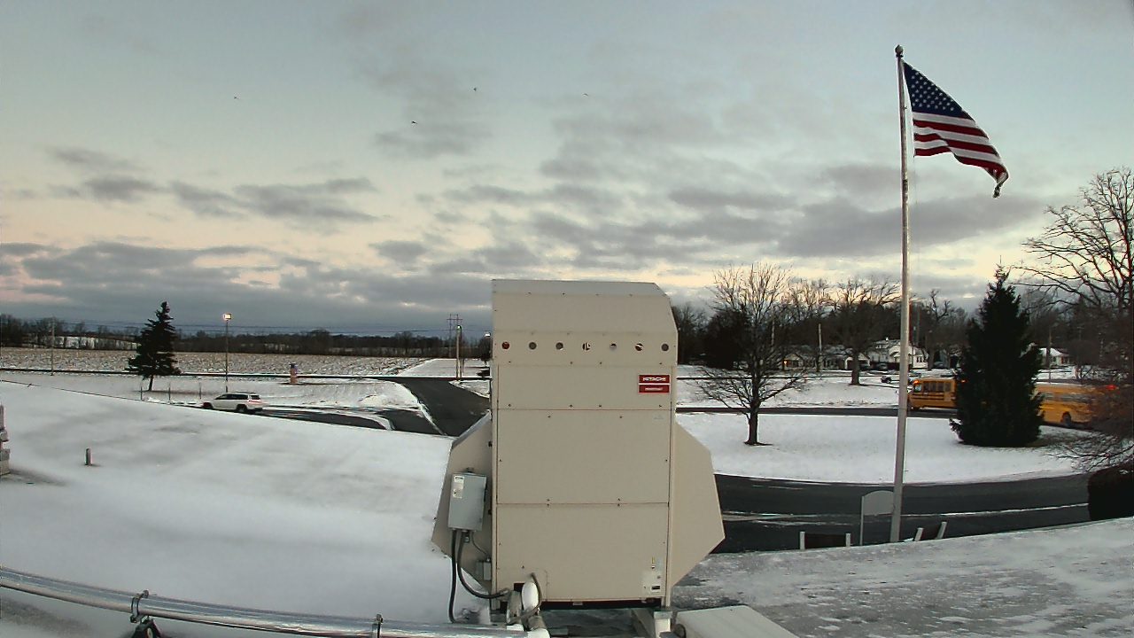 Thumbnail for current weather camera view from Wheatland Chili Jr Sr HS in Scottsville, New York