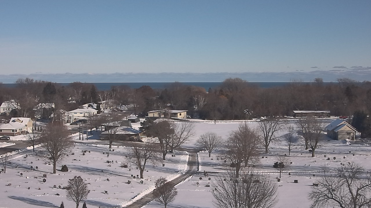 Thumbnail for current weather camera view from North HS in Sheboygan, Wisconsin