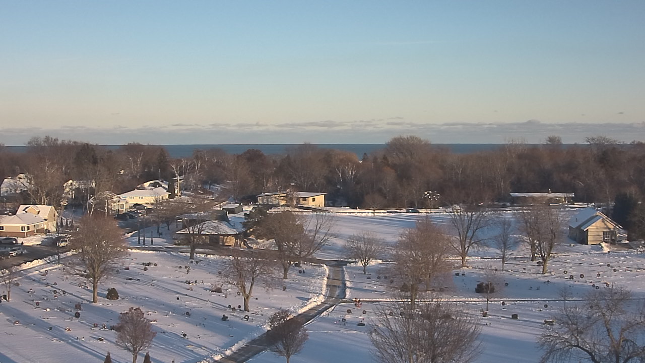 Thumbnail for current weather camera view from North HS in Sheboygan, Wisconsin