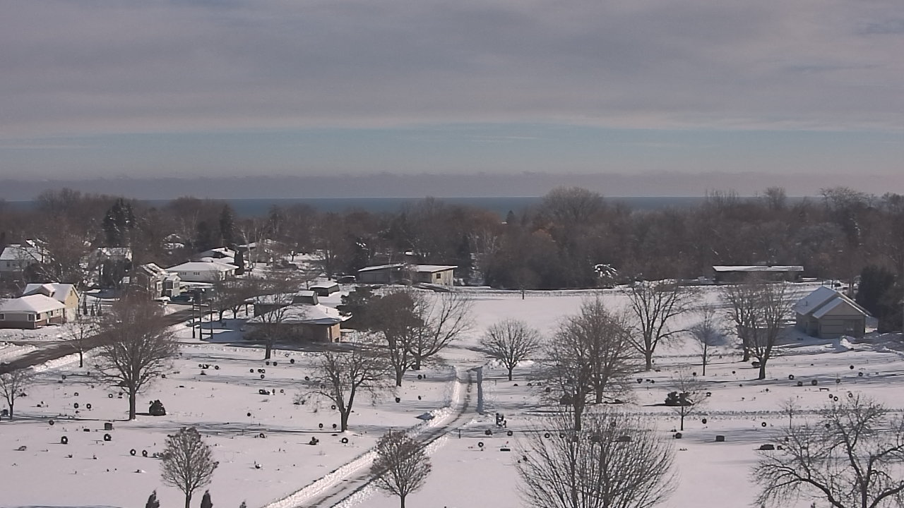 Thumbnail for current weather camera view from North HS in Sheboygan, Wisconsin