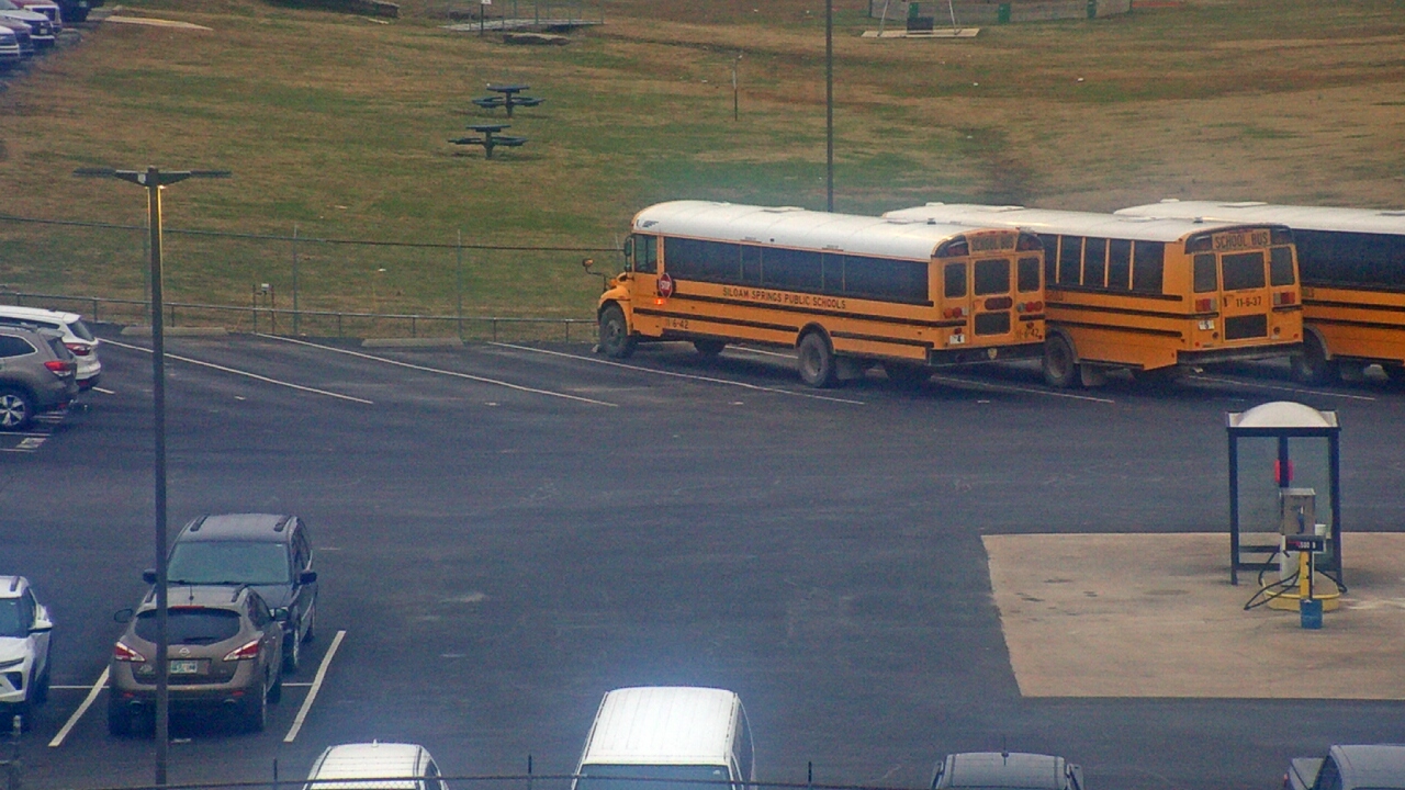 Thumbnail for current weather camera view from Allen ES in Siloam Springs, Arkansas