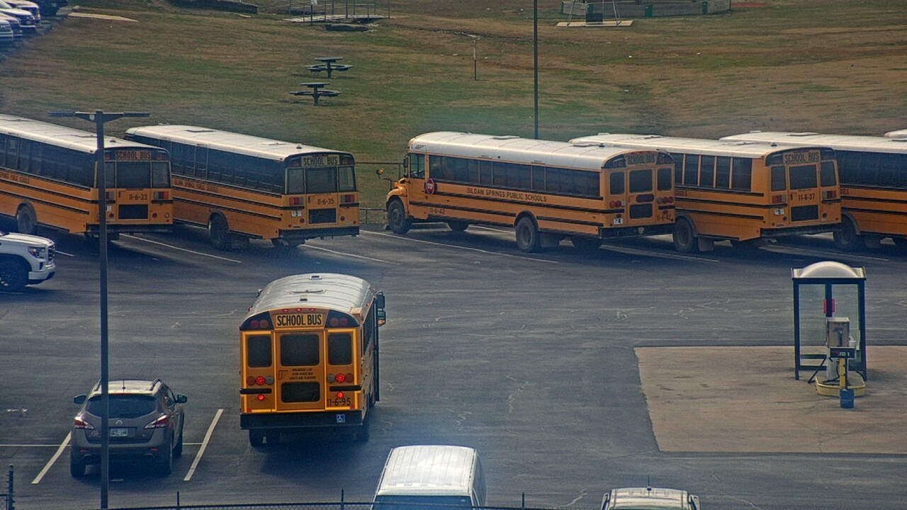 Thumbnail for current weather camera view from Allen ES in Siloam Springs, Arkansas