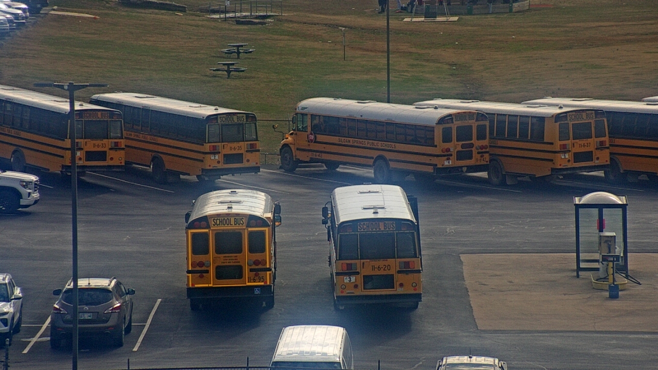 Thumbnail for current weather camera view from Allen ES in Siloam Springs, Arkansas