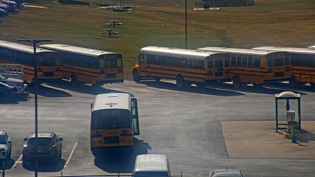 Thumbnail for current weather camera view from Allen ES in Siloam Springs, Arkansas