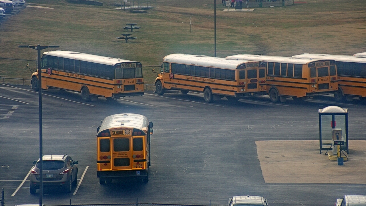 Thumbnail for current weather camera view from Allen ES in Siloam Springs, Arkansas