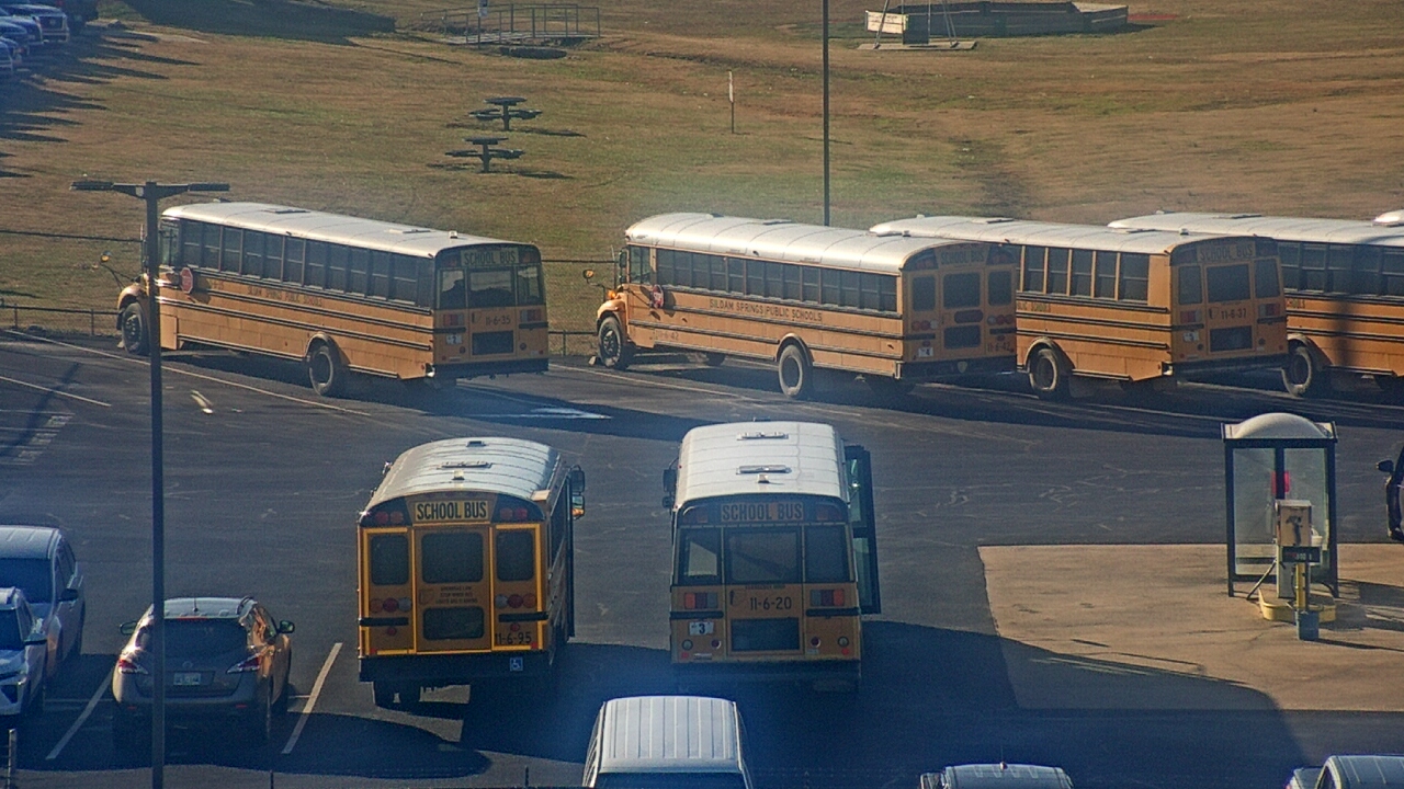 Thumbnail for current weather camera view from Allen ES in Siloam Springs, Arkansas