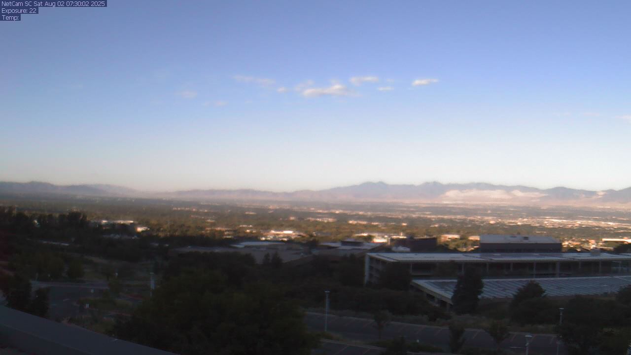 Thumbnail for current weather camera view from Red Butte Garden in Salt Lake City, Utah