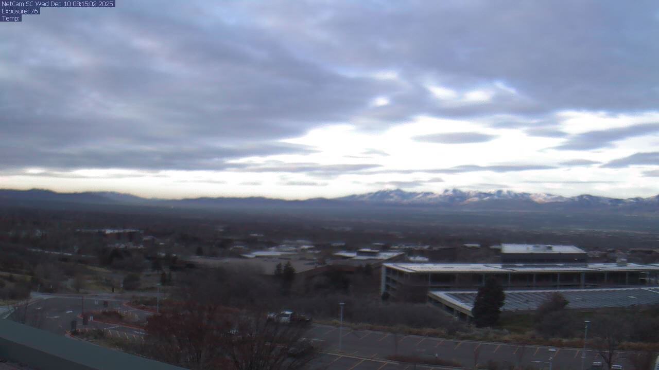 Thumbnail for current weather camera view from Red Butte Garden in Salt Lake City, Utah