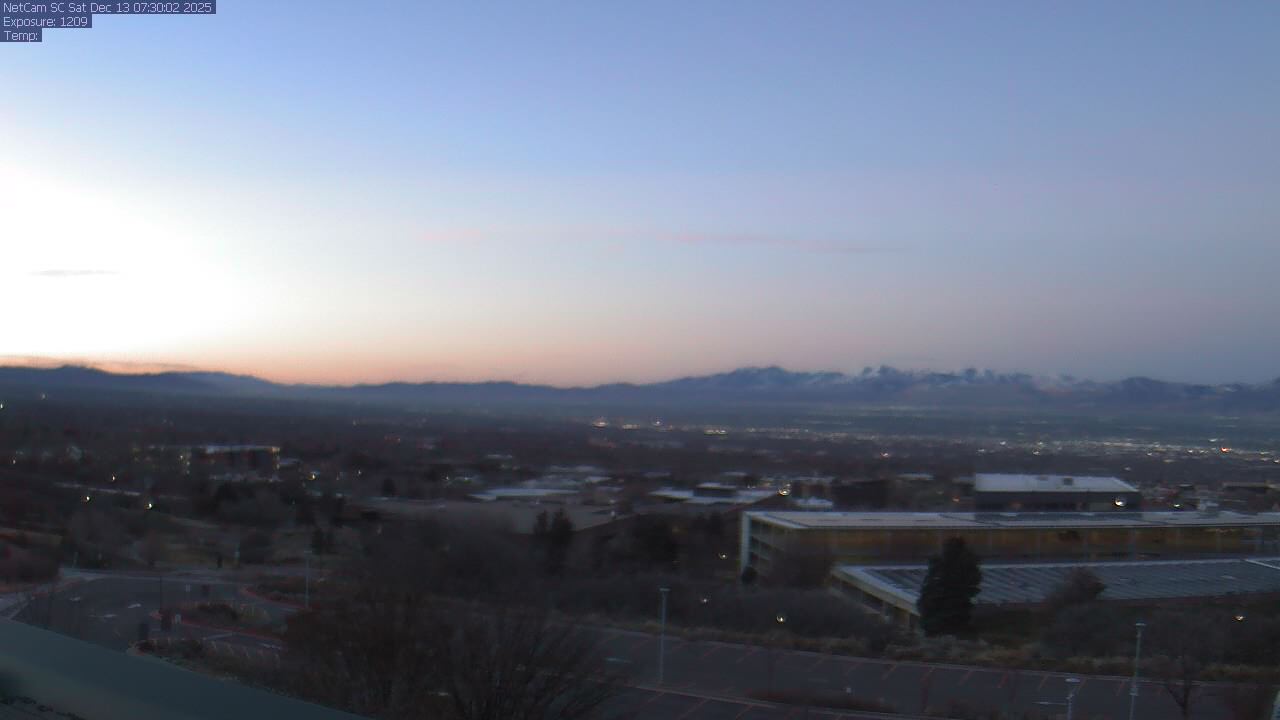 Thumbnail for current weather camera view from Red Butte Garden in Salt Lake City, Utah