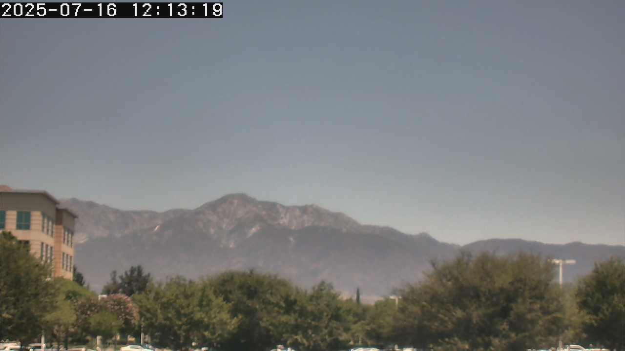 Thumbnail for current weather camera view from San Bernardino CA in Ontario, California