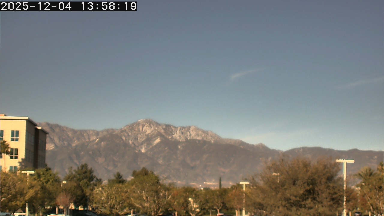 Thumbnail for current weather camera view from San Bernardino CA in Ontario, California