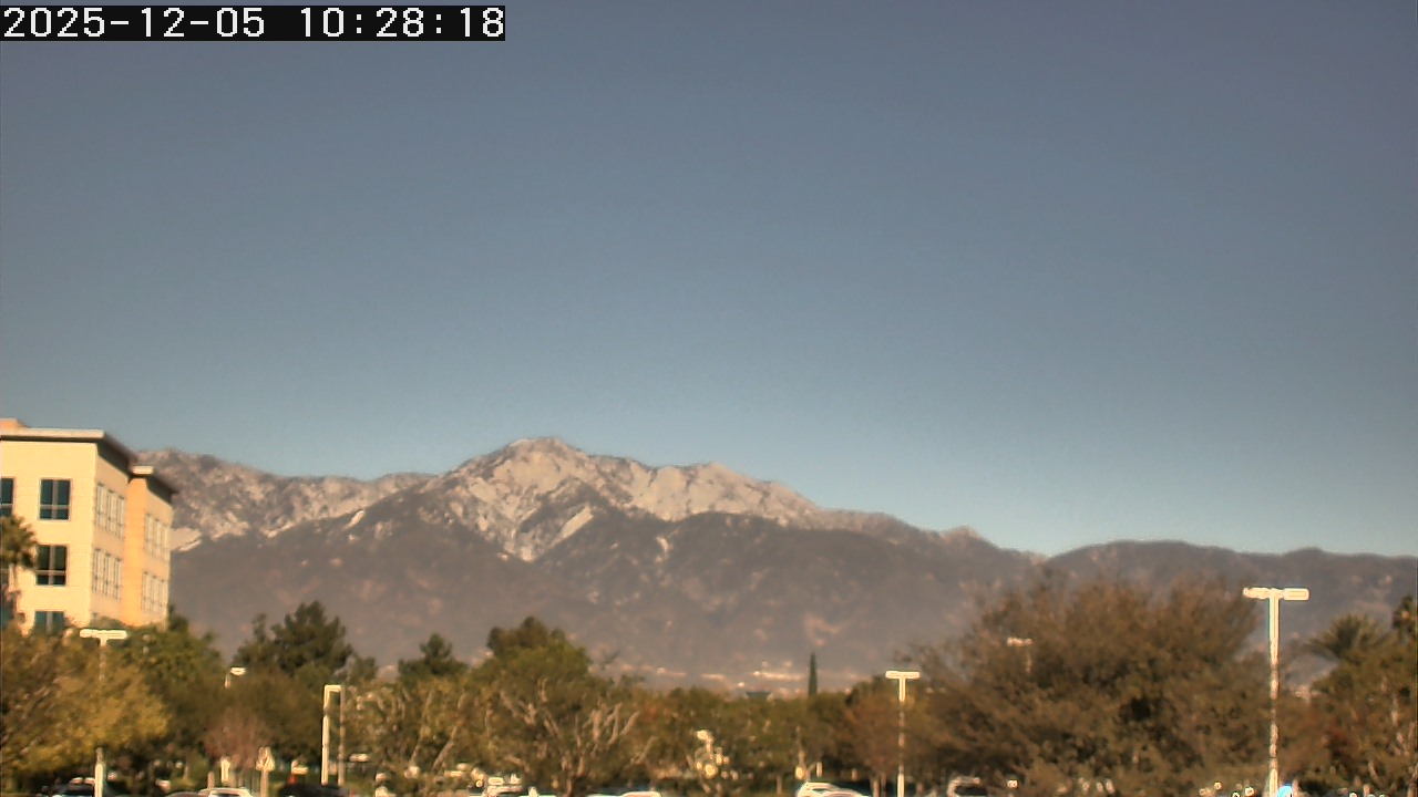 Thumbnail for current weather camera view from San Bernardino CA in Ontario, California
