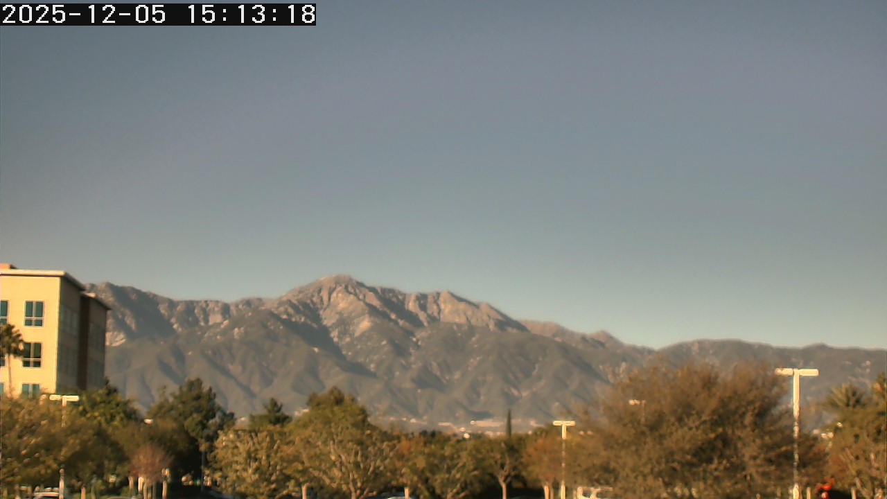 Thumbnail for current weather camera view from San Bernardino CA in Ontario, California