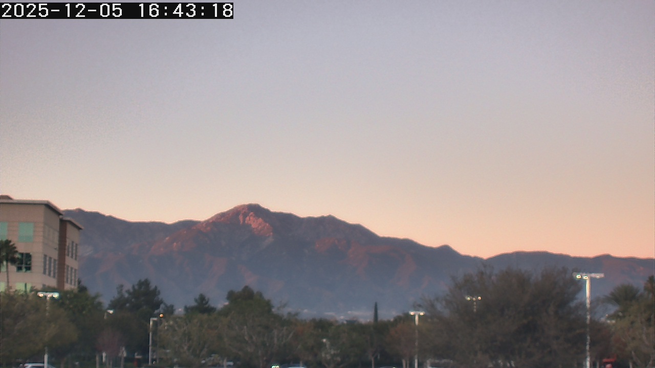 Thumbnail for current weather camera view from San Bernardino CA in Ontario, California