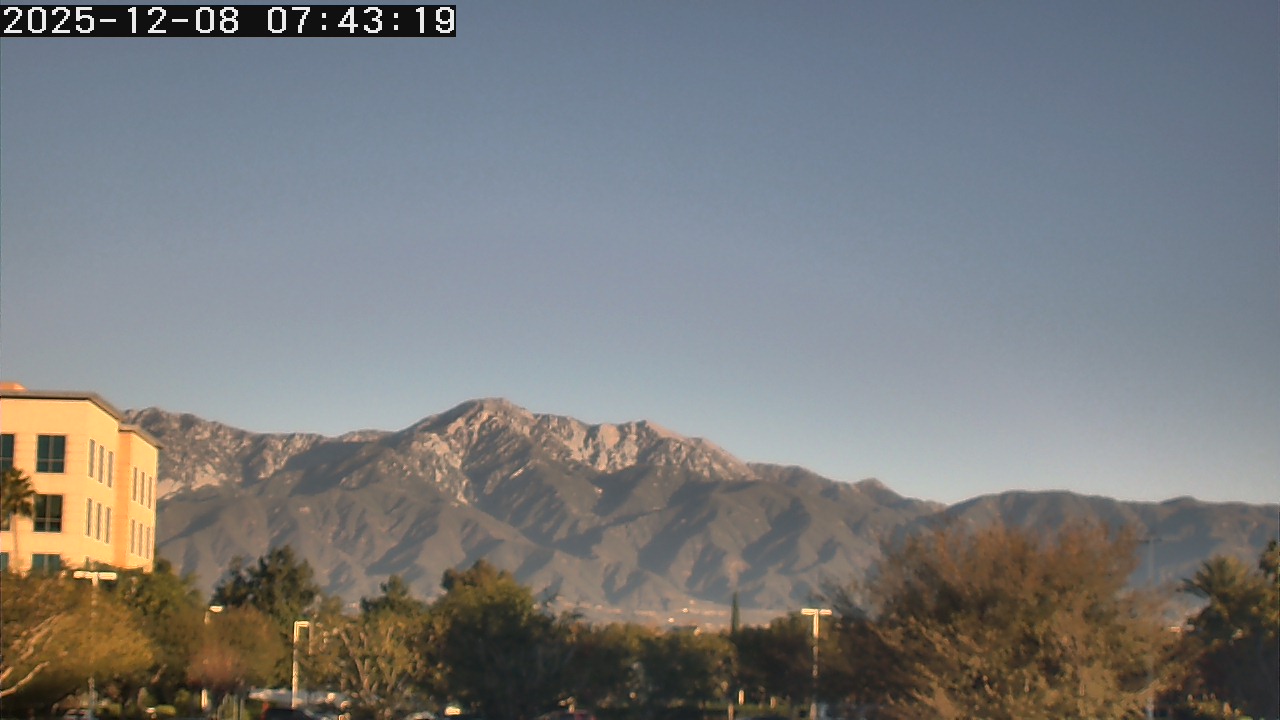 Thumbnail for current weather camera view from San Bernardino CA in Ontario, California