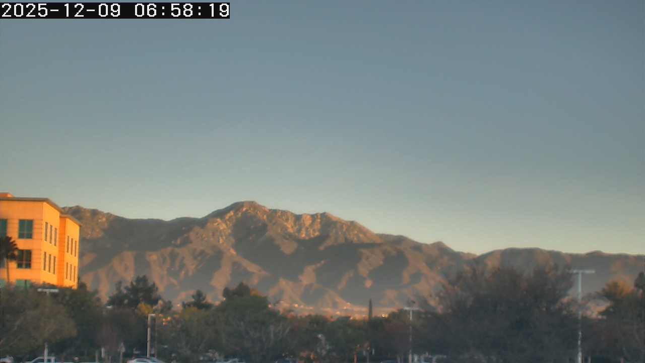 Thumbnail for current weather camera view from San Bernardino CA in Ontario, California