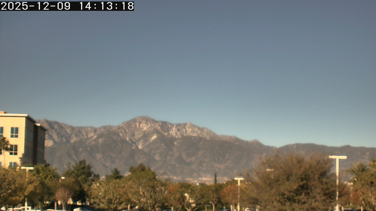 Thumbnail for current weather camera view from San Bernardino CA in Ontario, California