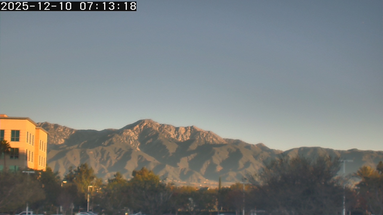 Thumbnail for current weather camera view from San Bernardino CA in Ontario, California