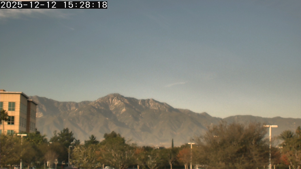 Thumbnail for current weather camera view from San Bernardino CA in Ontario, California