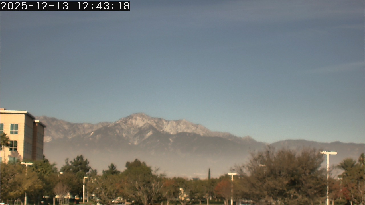 Thumbnail for current weather camera view from San Bernardino CA in Ontario, California