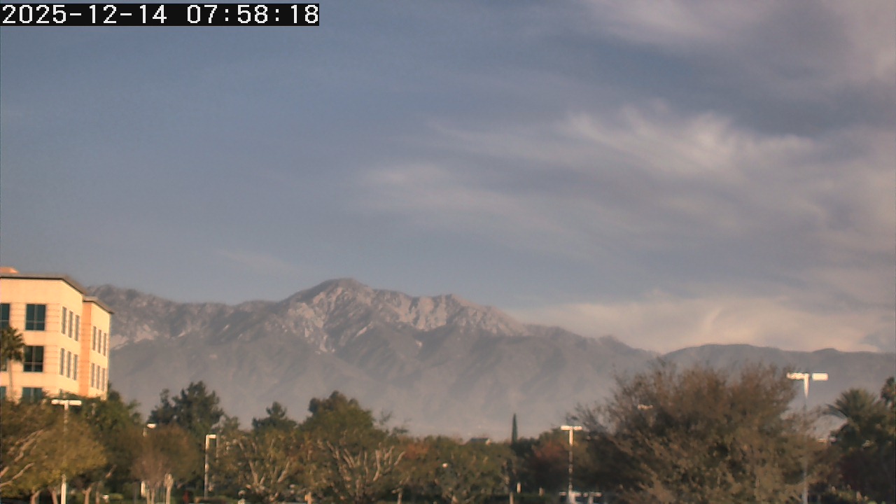 Thumbnail for current weather camera view from San Bernardino CA in Ontario, California
