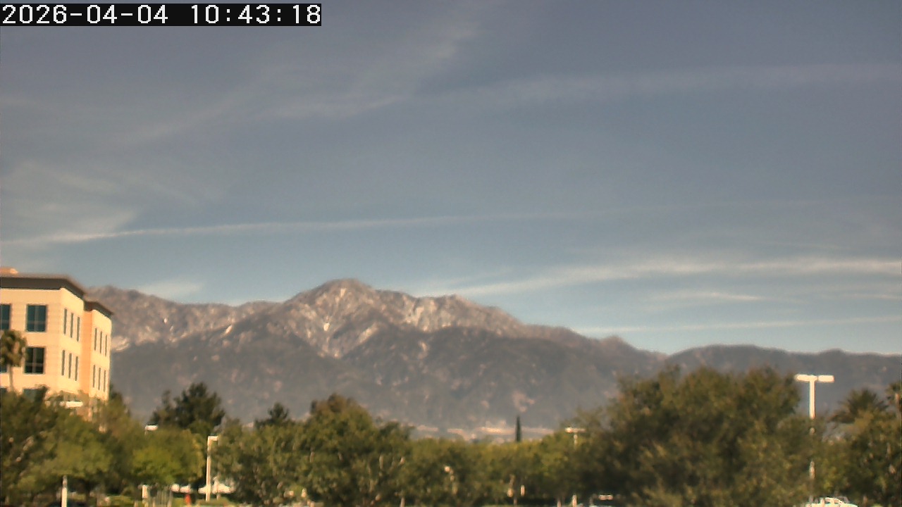 Thumbnail for current weather camera view from San Bernardino CA in Ontario, California