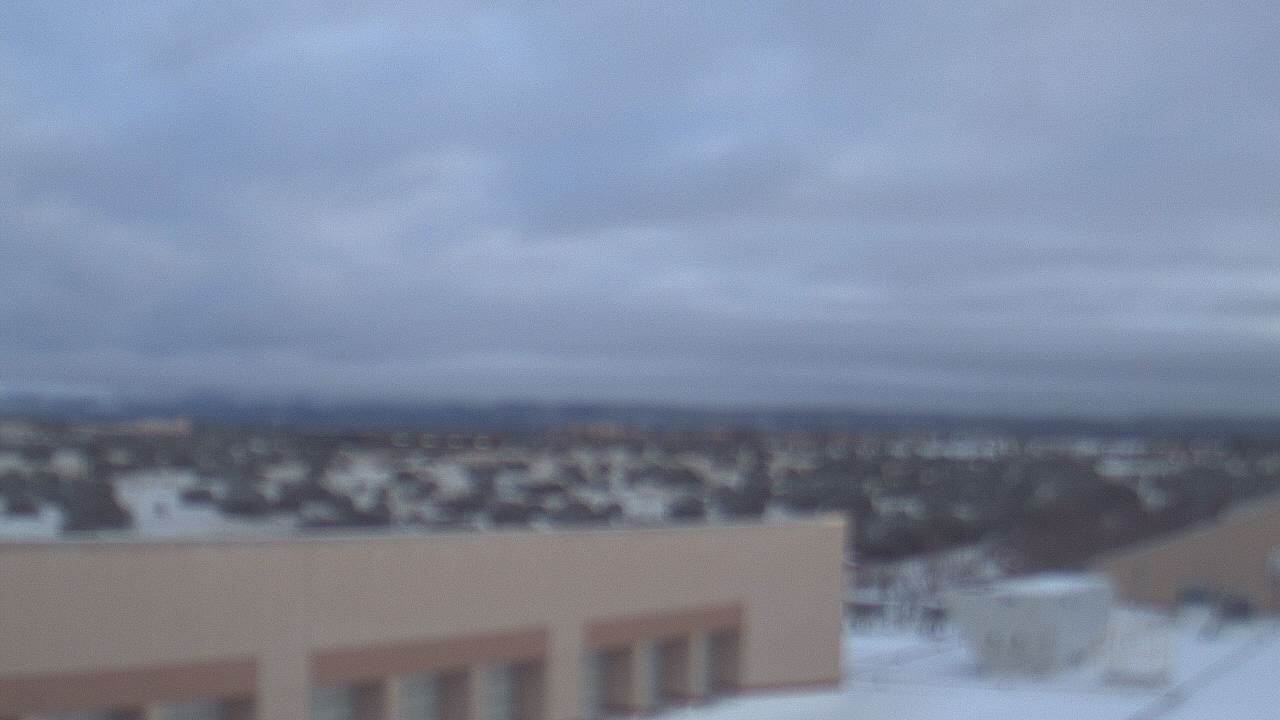 Thumbnail for current weather camera view from Amy Biehl ES in Rancho Viejo, New Mexico