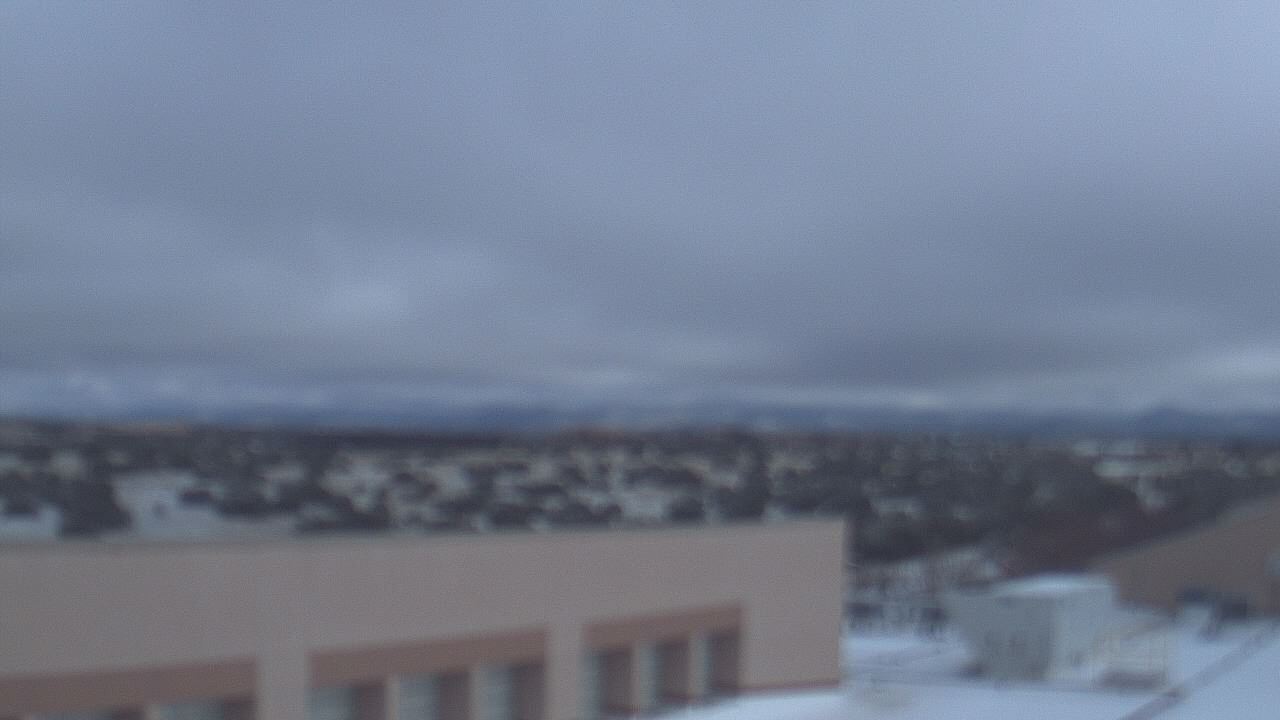 Thumbnail for current weather camera view from Amy Biehl ES in Rancho Viejo, New Mexico