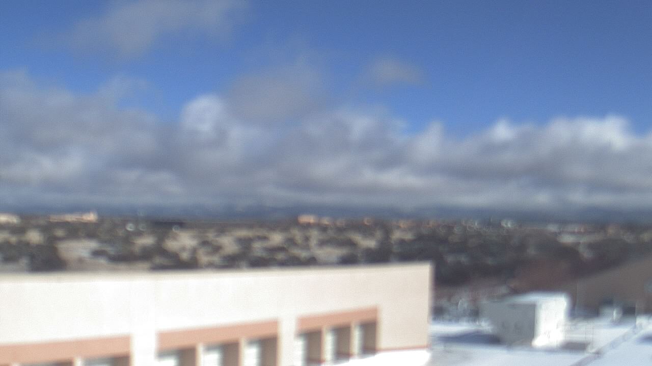 Thumbnail for current weather camera view from Amy Biehl ES in Rancho Viejo, New Mexico