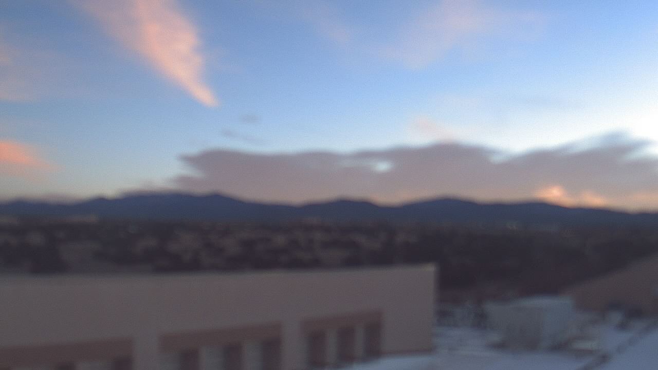 Thumbnail for current weather camera view from Amy Biehl ES in Rancho Viejo, New Mexico