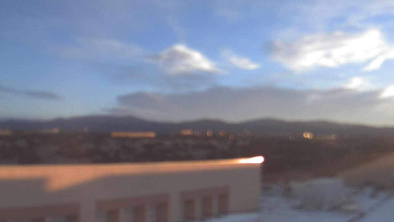 Thumbnail for current weather camera view from Amy Biehl ES in Rancho Viejo, New Mexico