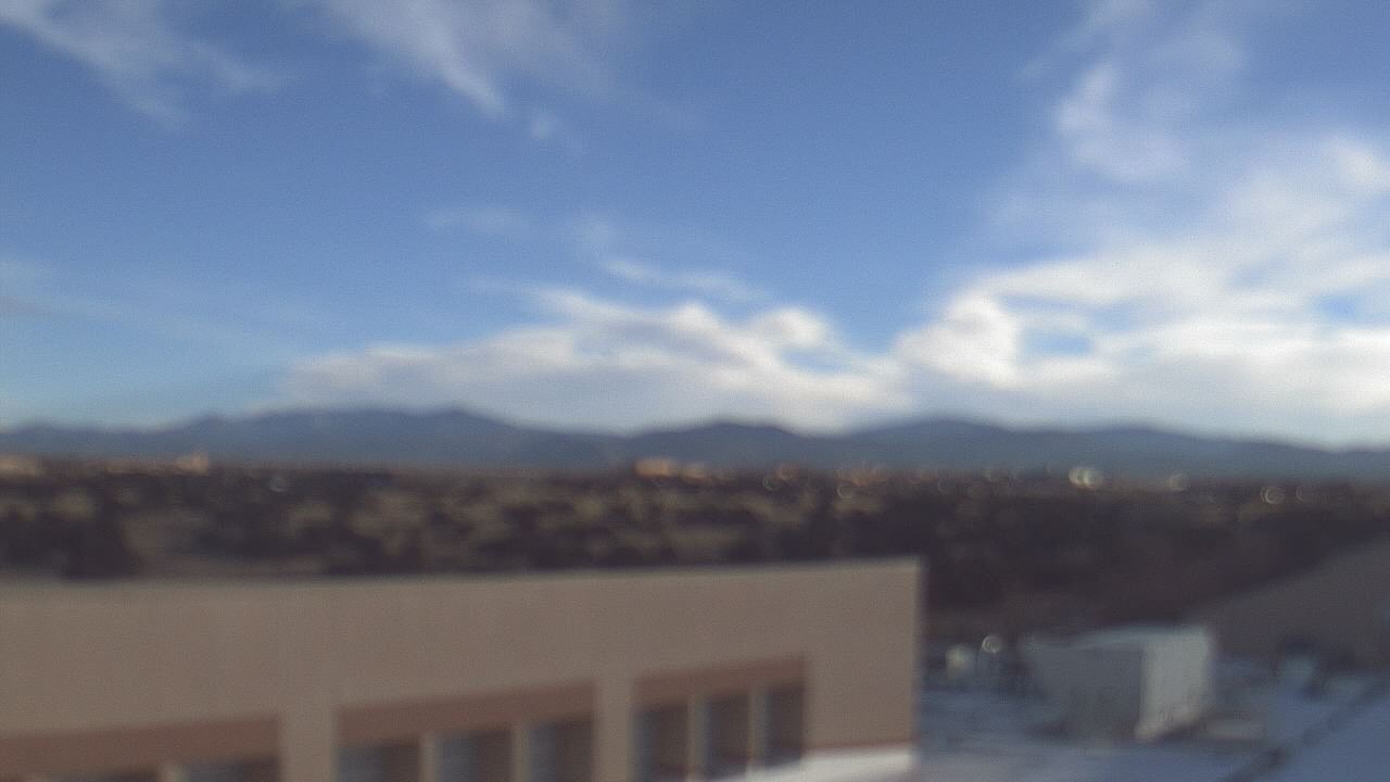 Thumbnail for current weather camera view from Amy Biehl ES in Rancho Viejo, New Mexico
