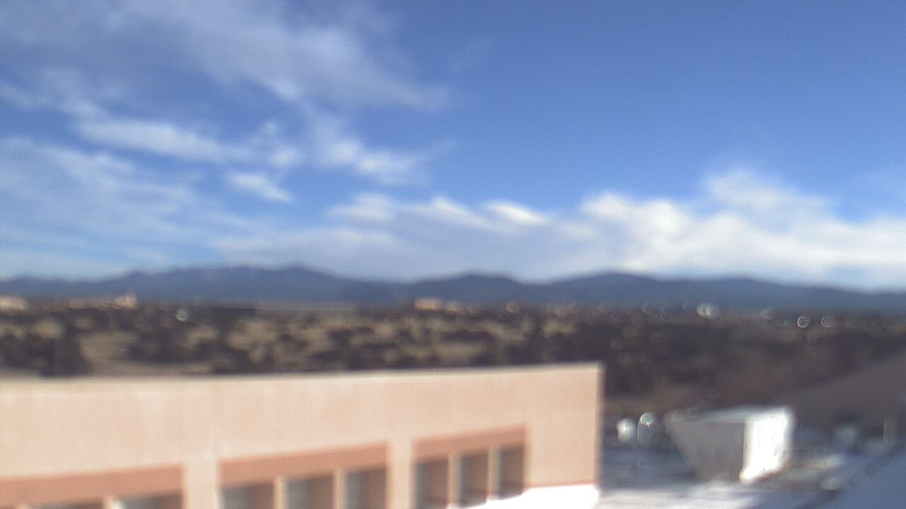 Thumbnail for current weather camera view from Amy Biehl ES in Rancho Viejo, New Mexico