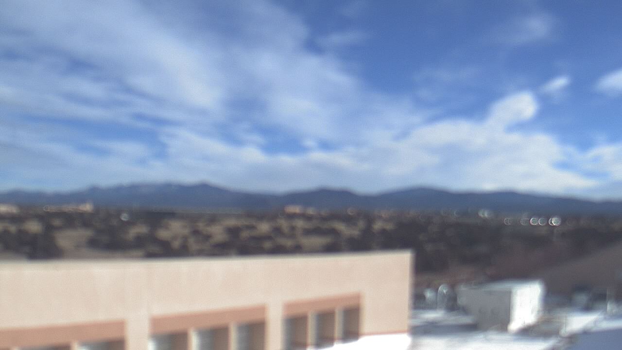 Thumbnail for current weather camera view from Amy Biehl ES in Rancho Viejo, New Mexico