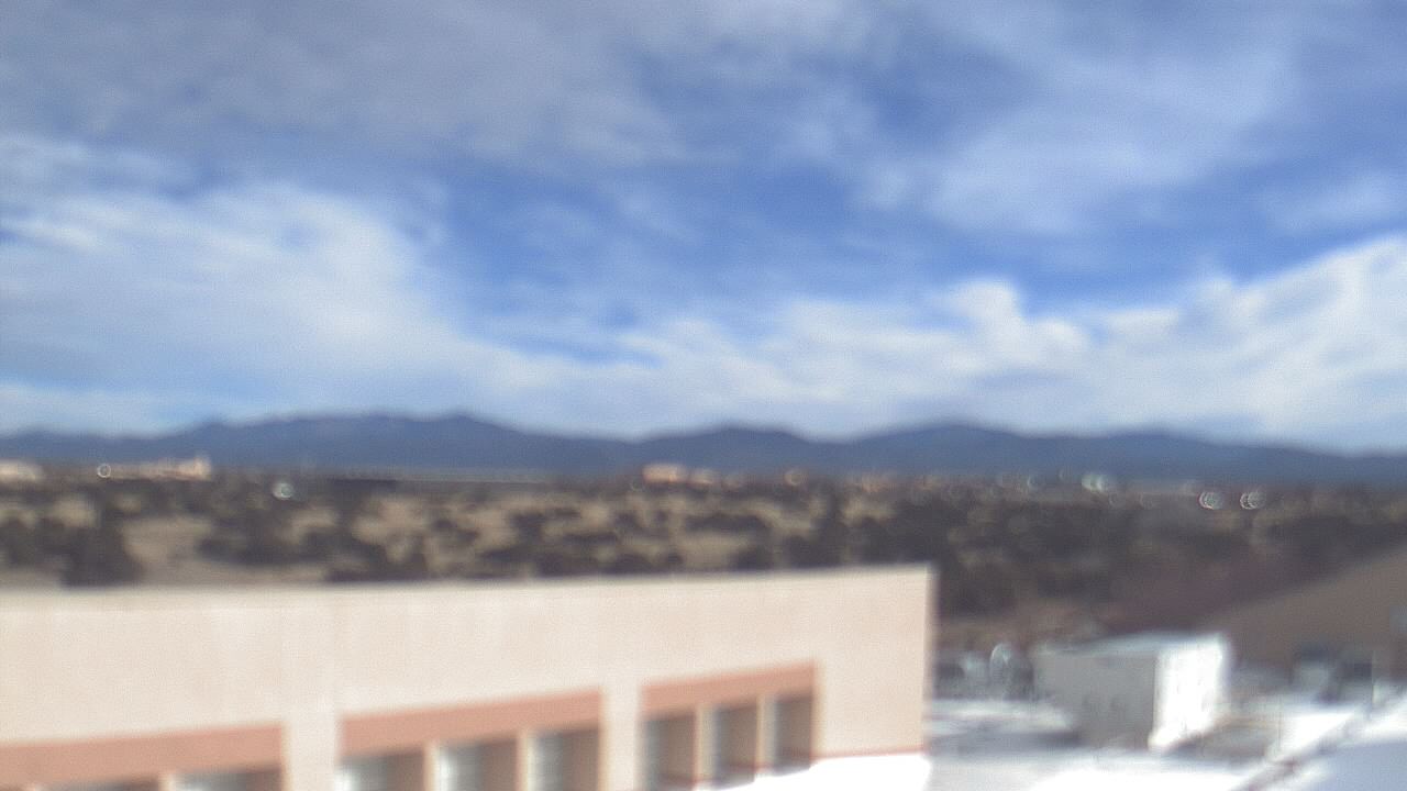 Thumbnail for current weather camera view from Amy Biehl ES in Rancho Viejo, New Mexico