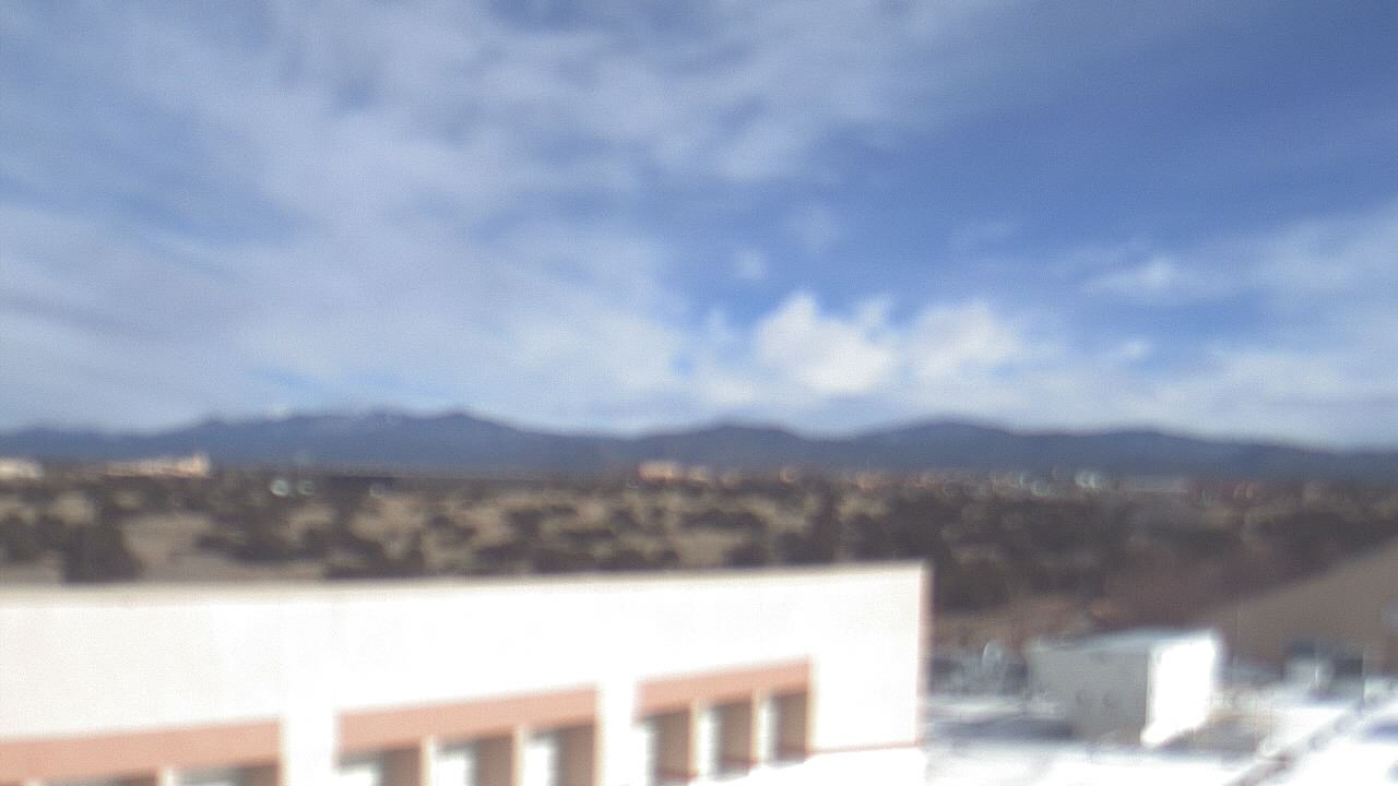 Thumbnail for current weather camera view from Amy Biehl ES in Rancho Viejo, New Mexico