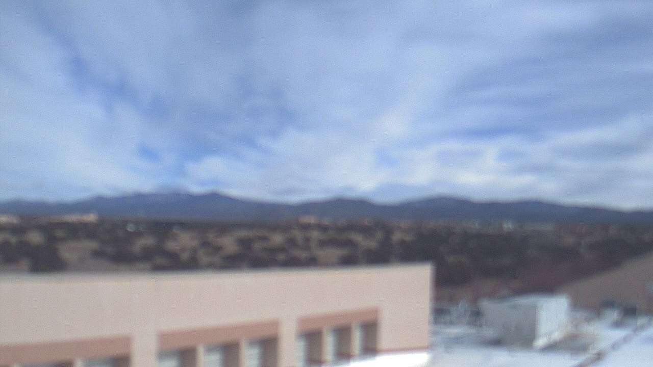 Thumbnail for current weather camera view from Amy Biehl ES in Rancho Viejo, New Mexico