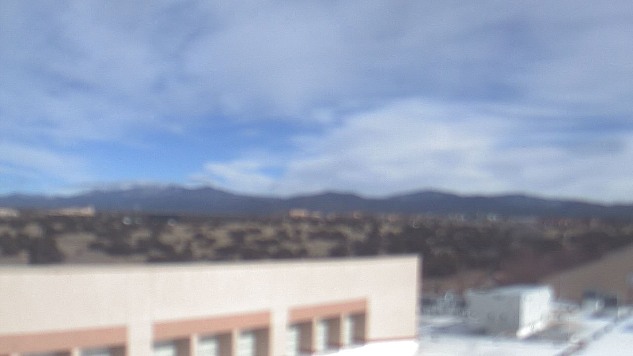 Thumbnail for current weather camera view from Amy Biehl ES in Rancho Viejo, New Mexico