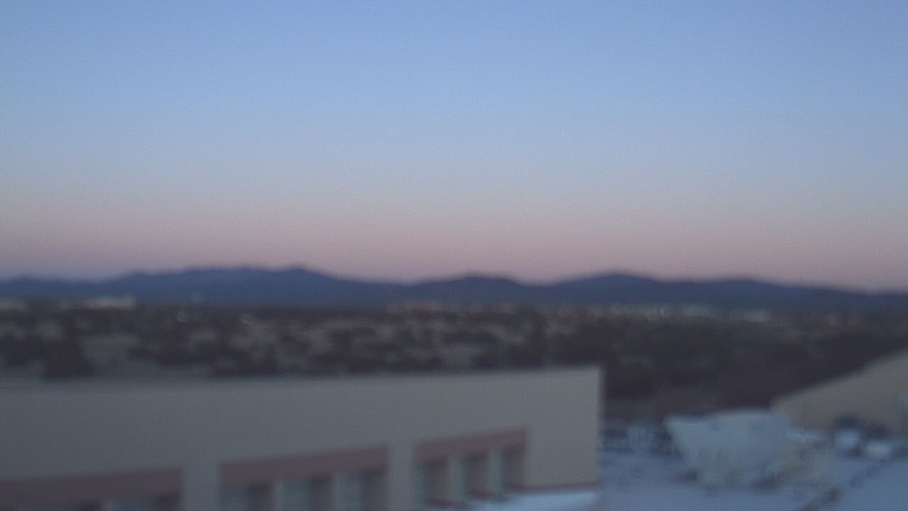 Thumbnail for current weather camera view from Amy Biehl ES in Rancho Viejo, New Mexico