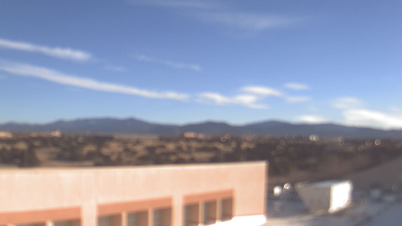 Thumbnail for current weather camera view from Amy Biehl ES in Rancho Viejo, New Mexico