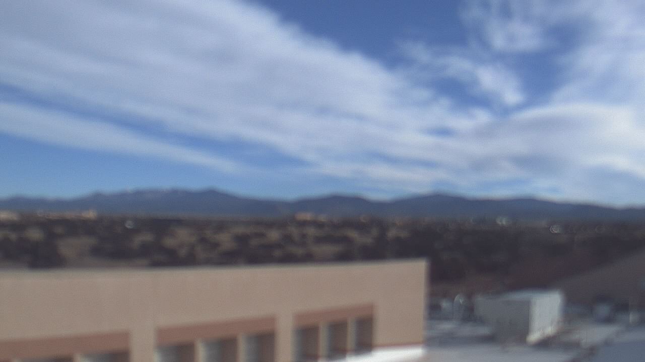 Thumbnail for current weather camera view from Amy Biehl ES in Rancho Viejo, New Mexico
