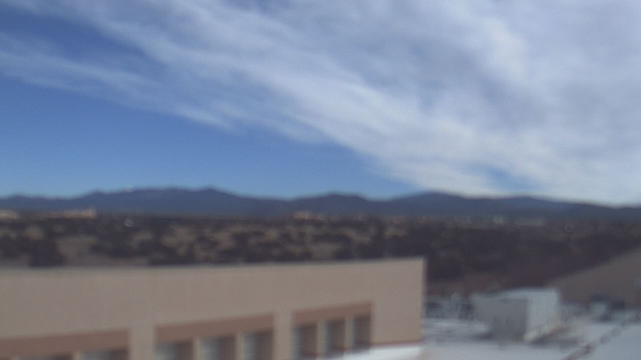 Thumbnail for current weather camera view from Amy Biehl ES in Rancho Viejo, New Mexico