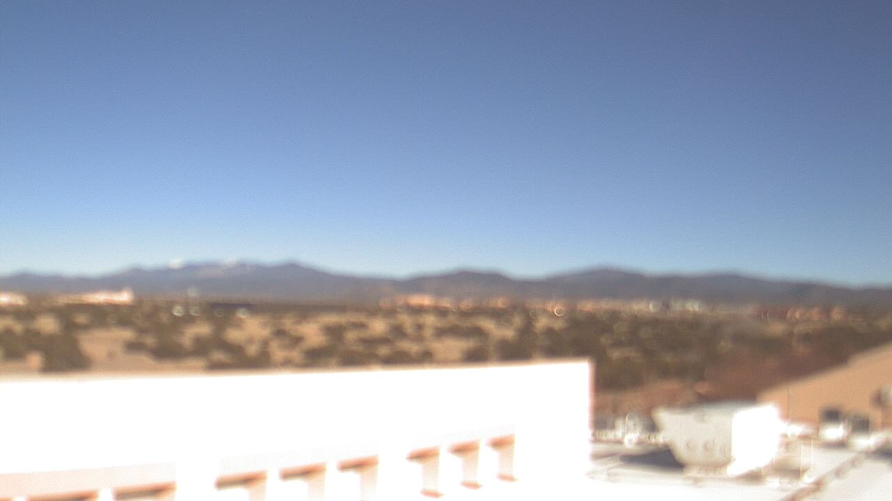 Thumbnail for current weather camera view from Amy Biehl ES in Rancho Viejo, New Mexico