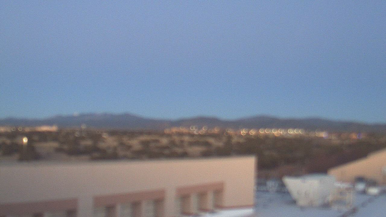 Thumbnail for current weather camera view from Amy Biehl ES in Rancho Viejo, New Mexico