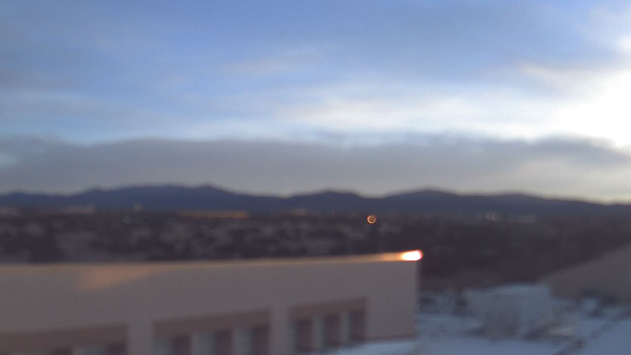 Thumbnail for current weather camera view from Amy Biehl ES in Rancho Viejo, New Mexico