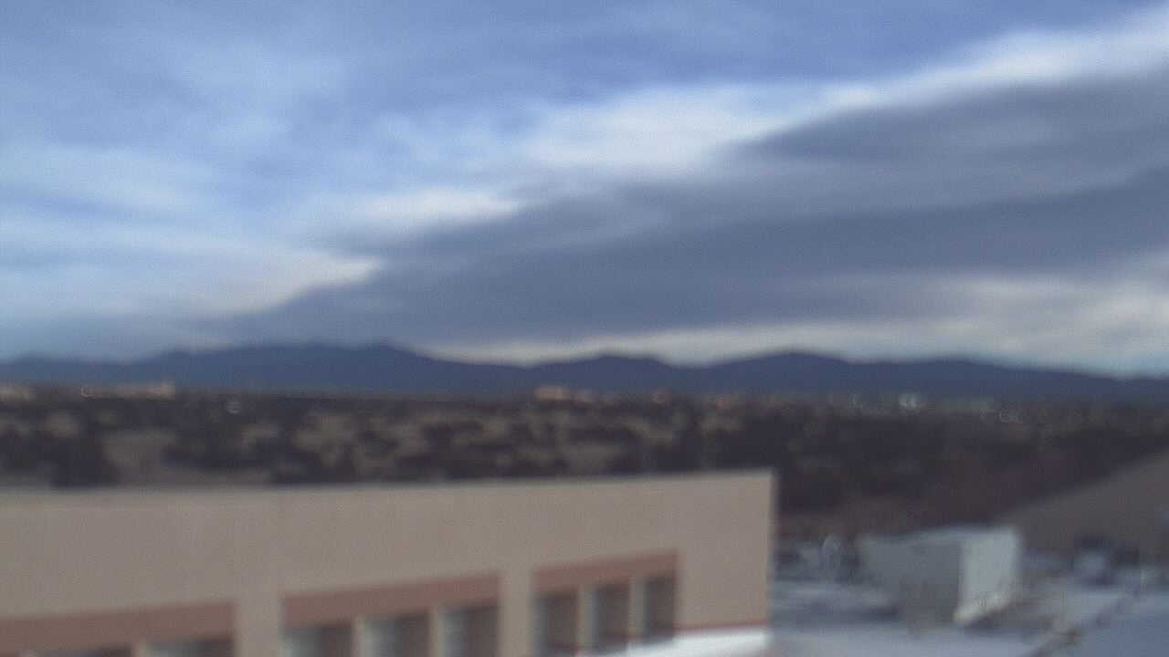 Thumbnail for current weather camera view from Amy Biehl ES in Rancho Viejo, New Mexico