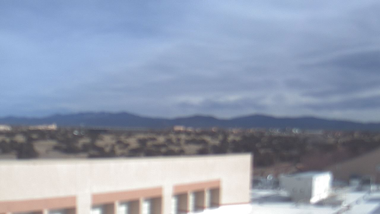 Thumbnail for current weather camera view from Amy Biehl ES in Rancho Viejo, New Mexico